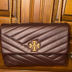 New NWT Tory Burch Kira Chevron Small convertible Crossbody or shoulder Bag